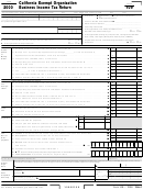 Form 109 - California Exempt Organization Business Income Tax Return - 2000 Printable pdf