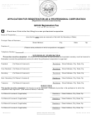 Application For Registration As A Professional Corporation - Nebraska Real Estate Commission - 2015
