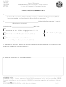 Form Dfi/corp/53i - Articles Of Correction -