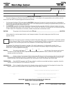 California Form 100-we - Water's-edge Contract - 1999