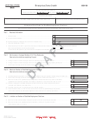 Arizona Form 304 Draft - Enterprise Zone Credit - 2010