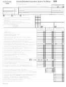 Arizona Form 120x - Amended Corporation Income Tax Return - 1999 Printable pdf