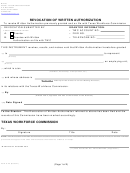 Form C-43 - Revocation Of Written Authorization