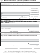 Form Nc-14 - Notice Of Contingent Event Or Request To Extend Statute Of Limitations - North Carolina Department Of Revenue
