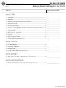 Ia Form 6251b - Balance Sheet/statement Of Net Worth - 2000