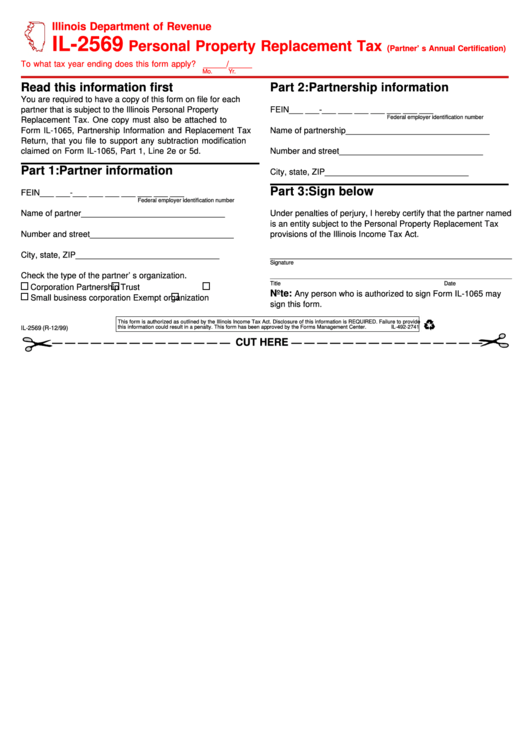 form-il-2569-personal-property-replacement-tax-partner-s-annual