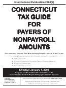 Informational Publication 2008(9) - Connecticut Tax Guide For Payers Of Nonpayroll Amounts