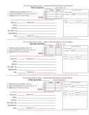 Employer's Return Of Tax Withheld Form - City Of Gallipolis, Ohio