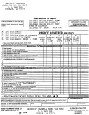 Sales And Use Tax Report - Parish Of Caldwell Sales And Use Tax Dept