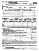 Form Gr-1065 - City Of Grayling Income Tax - Partnership Return 2000
