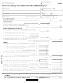 Form 1366 - Insurance Company Annual Return For Sbt And Retaliatory Tax - 2000 Printable pdf