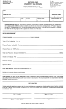 Fillable Form 62a384-G - Natural Gas Property Tax Return Printable pdf