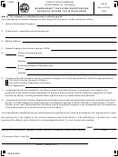 Form I-312 - Nonresident Taxpayer Registration Affidavit Income Tax Withholding