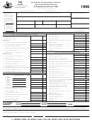 Fillable Form 720 - Kentucky Corporation Income And License Tax Return - 1998 Printable pdf