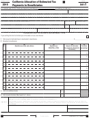 Form 541-t - California Allocation Of Estimated Tax Payments To Beneficiaries - 2015