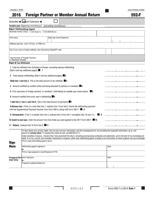 2016 extension form if there is a refund