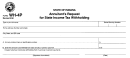 Form Wh-4p - Annuitant's Request For State Income Tax Withholding September 1990