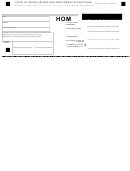 Form Hom - Hotel Tax Return - State Of Rhode Island Division Of Taxation
