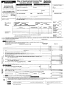 Income Tax Individual Return - Resident - City Of Hamtramck - 2000