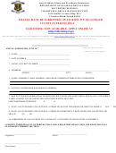Application For Professional Solicitor/mandatory Addendum Form To License Application