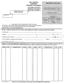 Form Dor 82520 - 2001 Arizona Business Property Statement Printable pdf