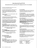 Instructions For Form Rt-105 - Ifta Quarterly Fuel Use Tax Schedule - 2005