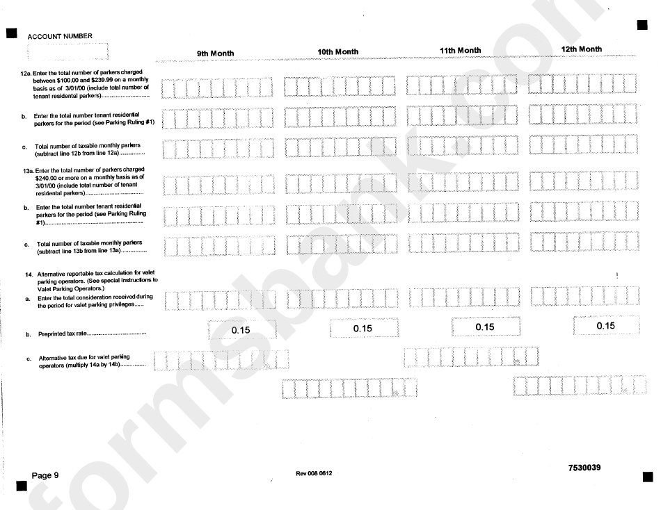 Parking Lot And Garage Operations Tax