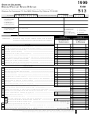 Form 513 - Resident Fiduciary Return Of Income (1999) - Tax Commission - Oklahoma