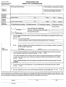 Form 51a112 - Application For Direct Pay Authorization