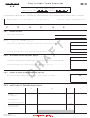 Form 332 Draft - Credit For Healthy Forest Enterprises - 2010 Printable pdf