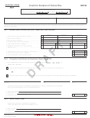 Arizona Form 331 Draft - Credit For Donation Of School Site - 2010 Printable pdf