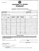 Form St-12a - Assignment Of Vendor's Rights For Refund - 1980