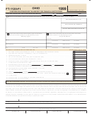 Fillable Form Rt-1120-Fi - Corporation Franchise Tax Report For Financial Institutions - 1999 Printable pdf