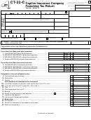 Form Ct-33-C - Captive Insurance Company Franchise Tax Return - 1999 Printable pdf