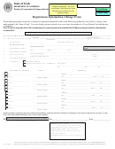 Registration Information Change Form - 2002