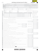 Fillable Form 2m - 2012 Montana Individual Income Tax Return Printable pdf