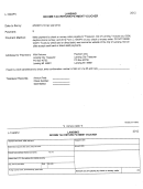 Form L-1040pv - Lansing Income Tax Return Payment Voucher - 2012