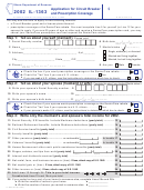 Form Il-1363 - Application For Cercuit Breaker And Prescription Coverage - 2002