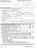 Separation Information And Claim Form