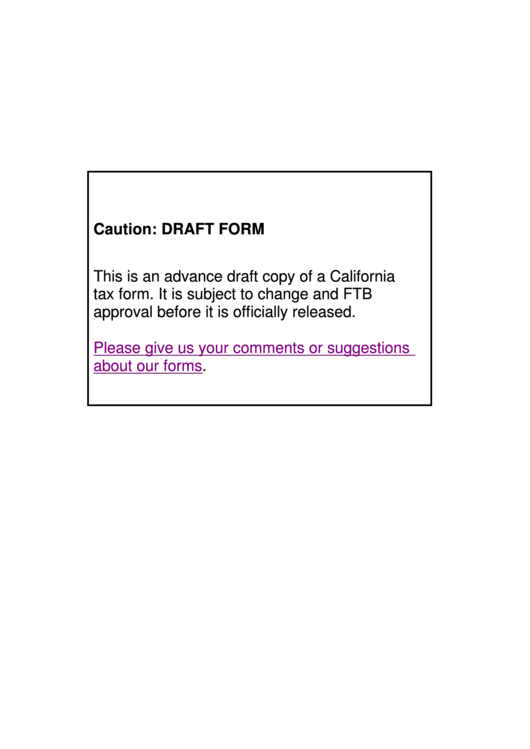 California Form 3574 Draft - Special Election For Business Trusts And Certain Foreign Single Member Llcs - 2016 Printable pdf