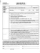 Form 51a209 - Sales And Use Tax Refund Application