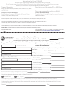Form Wh-4852 - Indiana Substitute For Form W-2 Or Form 1099-r