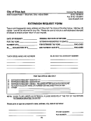 Extension Request Form - Ohio Income Tax Division