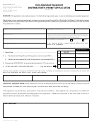 Form 04-169 - Coin-operated Equipment Distributor's Permit Application