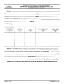 Form 669-d - Certificate Of Subordination Of Federal Tax Lien - Department Of The Treasury