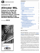 Publication 80 - Federal Tax Guide (circular Ss) - Internal Revenue Service - 2012
