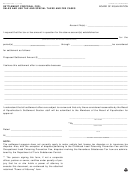 Form Boe-393 - Settlement Proposal For Sales And Use Tax And Special Taxes And Fee Cases