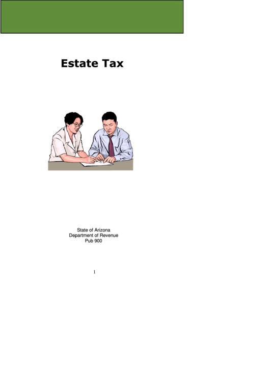 Estate Tax - Instructions For Form 74 And Form 76 - Arizona Department Of Revenue Printable pdf