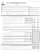 Form U-6 - Public Service Company Tax Return - 2000