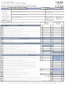 Form 513-nr - Non-resident Fiduciary Return Of Income - 1998